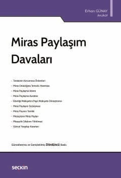 Miras Paylaşım Davaları Erhan Günay 4. Baskı, Temmuz 2025 ürün görseli 1