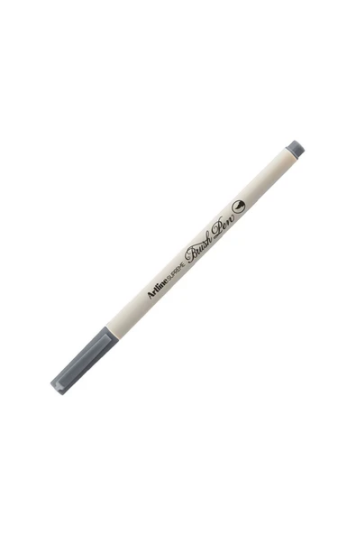 Artline Supreme İnce Fırça Uçlu Markör Kalem Gri Lv-A-Epfs-F Grey LV-A-EPFS-F (12 Li Paket) ürün görseli 1