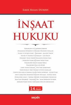 İnşaat Hukuku İlker Hasan Duman 14. Baskı, Nisan 2025 ürün görseli 1