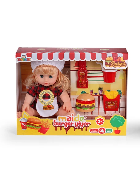 Galtoys Oyuncak Maiede Bebek Burger Yiyor Türkçe Konuşan GLT1105 ürün görseli 1