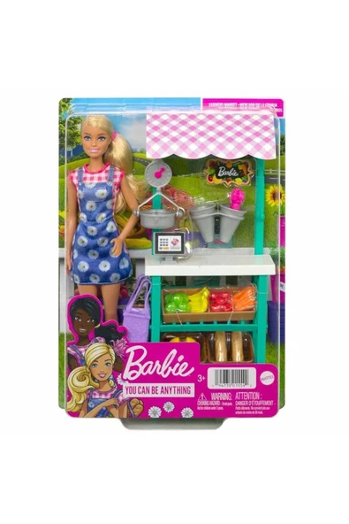 Barbie Oyuncak Çiftçi Pazarı Oyun Seti Hcn22 ürün görseli 1