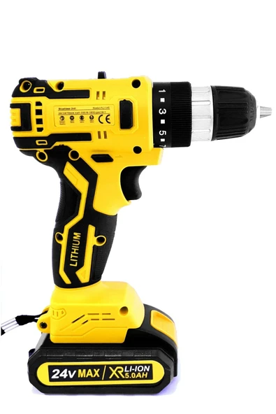 stilmax Germany Style 24v 5 Ah Multi Kömürsüz Motor Çift Akülü Şarjlı Vidalama Matkap Seti ürün görseli 1