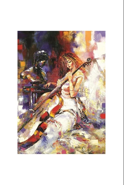 Art Puzzle 500 Parça Puzzle Cellist 5088 - Resim 2