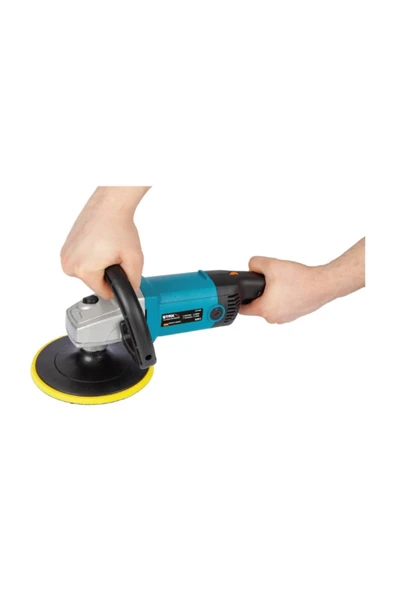 STAXX POWER Pro 6 Kademeli Devir Ayarlı Polisaj Makinası 2600w Pasta Cila Polisaj Zımpara Makinesi ürün görseli 1