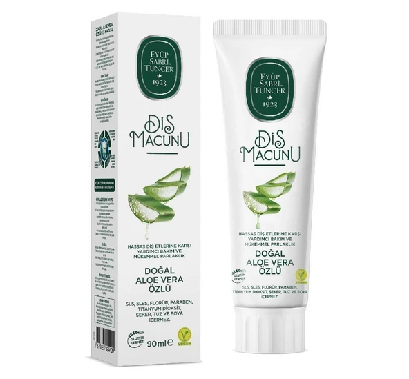 Doğal Aloe Vera Özlü Diş Macunu 90 Ml ürün görseli 1