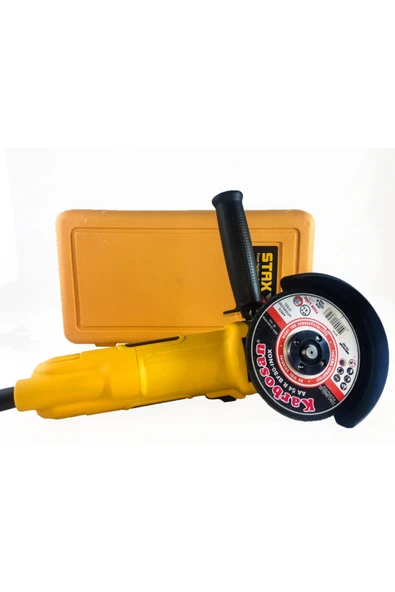 STAXX POWER 6 Kademe Devir Ayarlı Çantalı Taşlama Spiral Makinesi 11-125mm 2400watt Taş Hediyeli ürün görseli 1