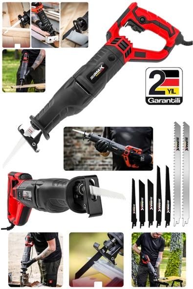 STAXX POWER 2800W Titanyum Motorlu Devir Ayarlı Tilki Kuyruğu 7 Bıçaklı Ahşap Metal Kemik Kesme Makinesi ürün görseli 1