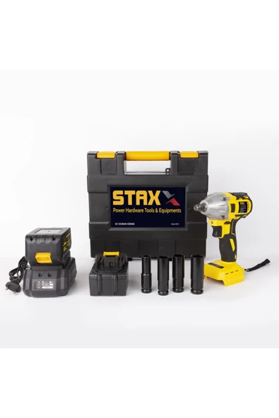 STAXX POWER Pro Speed 46v 5ah Çift Akülü 4 Ad Somun Sıkma Bijon Setli - 2 Yıl Orjinal Garantili ürün görseli 1