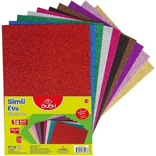 Bu-Bu Simli Eva 20X30Cm 10 Renk Bubu-Ev0037 ürün görseli 1