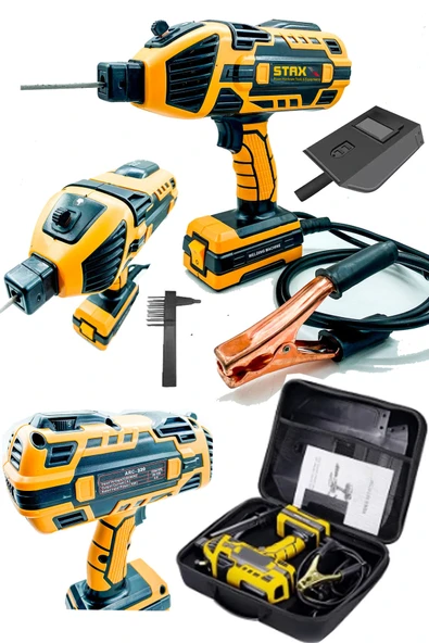 staxx Hand Welder Stxhw-220a Yeni Nesil Tabanca Kaynak Makinası Invertör Elektrot Kaynak Makinesi Seti ürün görseli 1