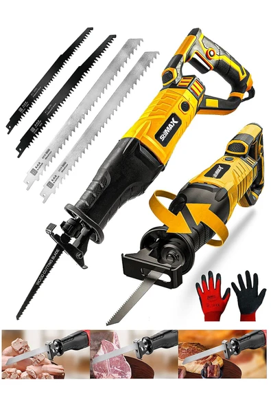 stilmax Sts1645 4500w Döner Başlık Metal Dişli Tilki Kuyruğu Ahşap Kemik Kesim Makinası Panter Testere ürün görseli 1