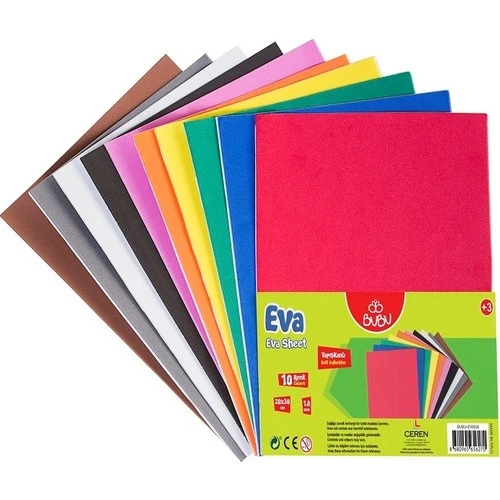 Bu-Bu Eva Yapışkanlı 20X30Cm 10 Renk Bubu-Ev0036 ürün görseli 1