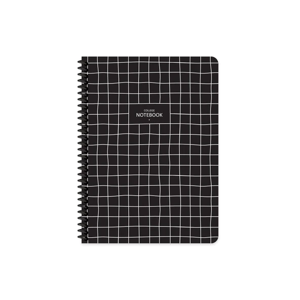 Keskin Color Defter Plastik Kapak Spiralli College 16,5X22,5 Cm 80 Yaprak Kareli 320842-99 (6 Lı Paket) ürün görseli 1