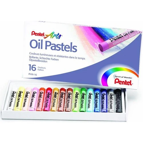 Pentel Pastel Boya Yağlı 16 Renk Phn16 ürün görseli 1
