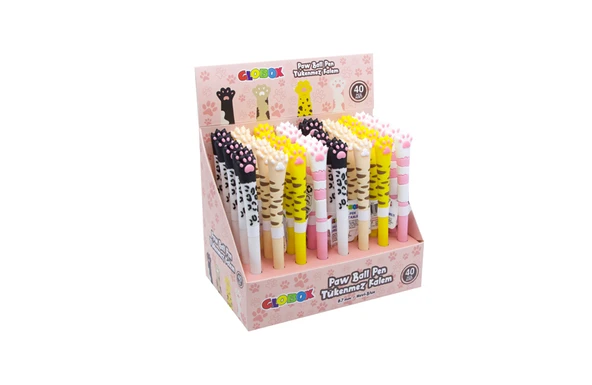 Globox Pati Figürlü Tükenmez Kalem 0.7Mm Yazım Rengi Mavi 3512 (40 Lı Paket) ürün görseli 1