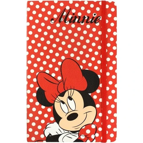 Keskin Color Minnie Mouse Lastikli Not Defteri Ciltli 13X21Cm 80 Yaprak Çizgili 413700-69 (Karışık Renk 1 Adet) ürün görseli 1