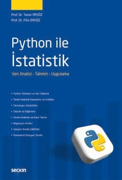 Python ile İstatistik Veri Analizi - Tahmin - Uygulama Prof. Dr. Taner Ersöz,Prof. Dr. Filiz Ersöz 1. Baskı, Aralık 2025 ürün görseli 1