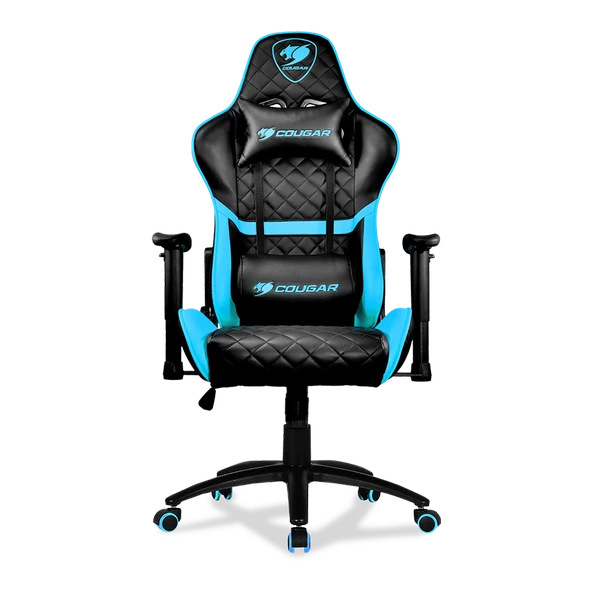 Cougar Armor One Siyah-Mavi Oyuncu Koltuğu ürün görseli 1