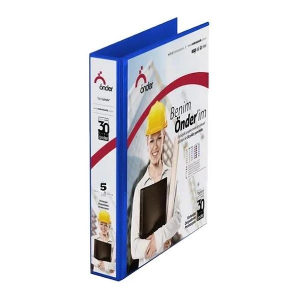 Önder Sunum Klasörü 4 Halkalı 50 Mm A4 Lacivert 2015-6 ürün görseli 1