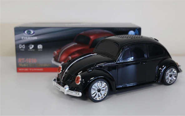 Everton Antrasit Arabalı Bluetooth Nostaljik Radyo Fm/Usb Rt-1939 ürün görseli 1