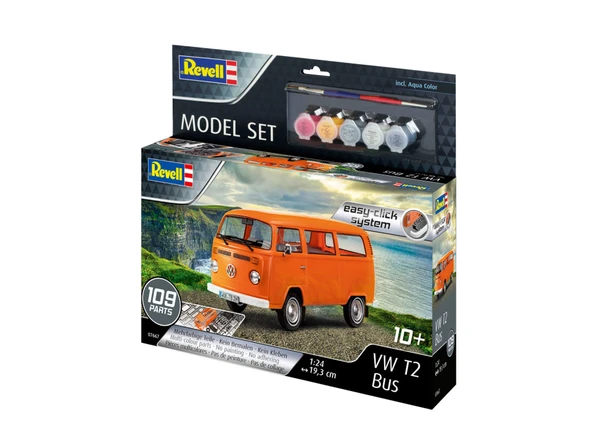 Adore Oyuncak Revell Model Set Vw T2 Bus Model Araba VBA67667 - Resim 6