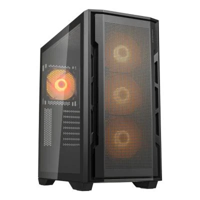 Cougar Cgr-5C78B-Rgb Uniface Rgb 750W+80 Gaming Siyah Boş Bilgisayar Kasası ürün görseli 1