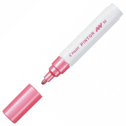 Pilot Pintor Keçeli Markör Dekor Boya Kalemi (M) Metalik Pembe Sw-Pt-M-Mp (6 Lı Paket) ürün görseli 1