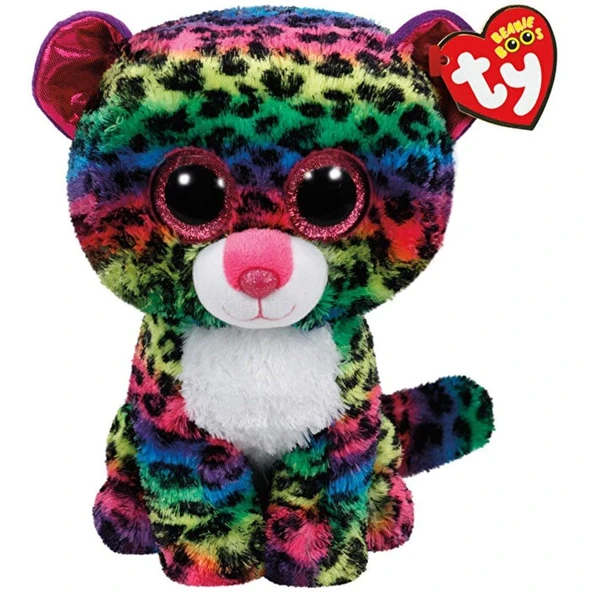 Mega Dotty - Multicolor Leopard Reg Leopar 15 Cm Peluş Oyuncak 150079TY37189 ürün görseli 1
