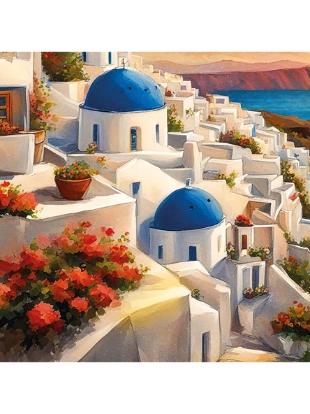 Ks Games Puzzle 500 Parça Santorini - Resim 5