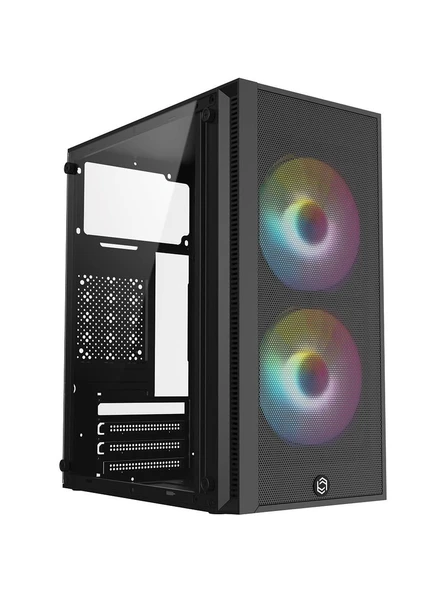 Frisby Fc-8970G Mini Tower Gaming Kasa (300W) 2 X 120Mm Rainbow Fan Boş Bilgisayar Kasası ürün görseli 1