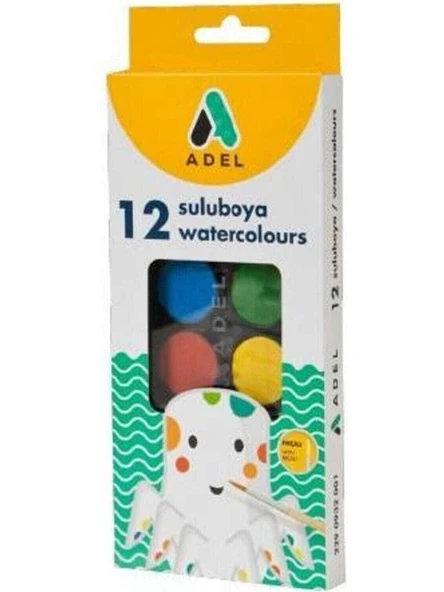 Adel Sulu Boya 24 Mm 12 Renk 2290 933001 ürün görseli 1