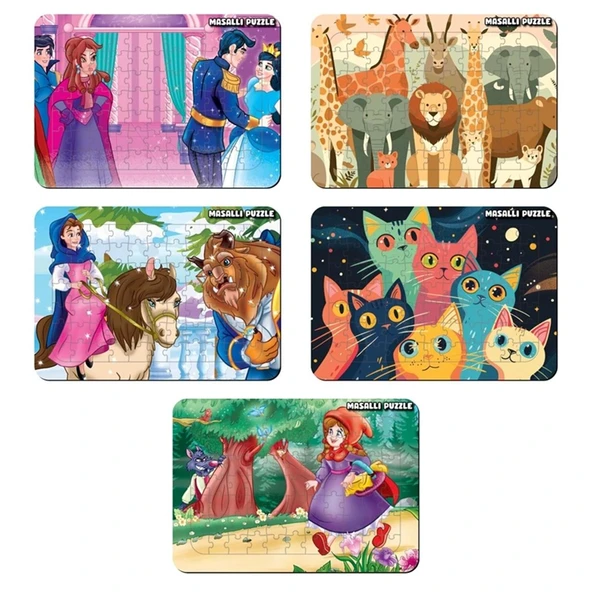 Lilamor Lilart Masallı Puzzle 99 Parça 24X34Cm (Karışık Model 1 Adet) ürün görseli 1