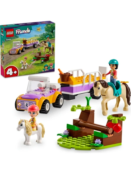 Lego Oyuncak Friends At ve Midilli Römorku 42634 - 4 Yaş ve Üzeri Çocuklar için Liann ve Zoya Minifigürü İçeren Yaratıcı Oyuncak Yapım Seti (105 Parça) ürün görseli 1