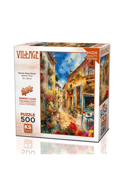 Ks Games Puzzle 500 Parça Narrow Stony Street 20075 ürün görseli 1