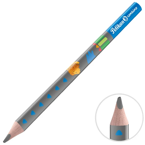 Pelikan Jumbo Combino Başlangıç Kalemi (Kurşun Kalem) Mavi P-810418 (12 Li Paket) ürün görseli 1