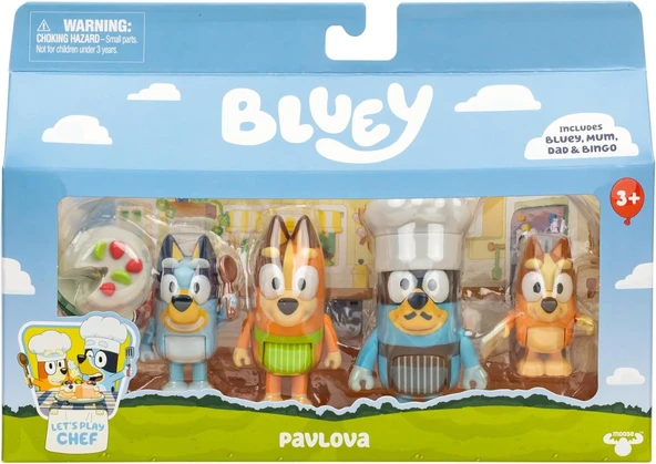 Moose Toys Oyuncak Bluey 4 Lü Figür Seti 18915 (Karışık Model 1 Adet) ürün görseli 1