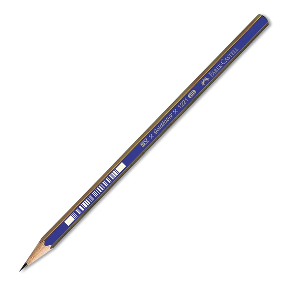 Faber-Castell Kurşun Kalem Dereceli Goldfaber 6B 5165 000014 (12 Li Paket) ürün görseli 1
