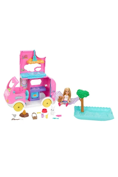 Mattel Oyuncak Barbie Chelseanin Yeni Karavanı Hnh90 ürün görseli 1