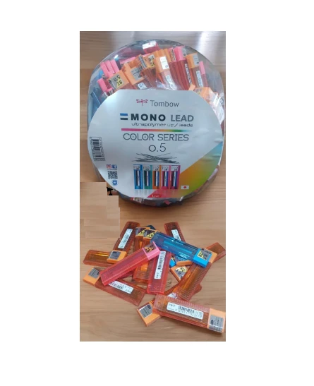 Tombow Min (Versatil Kalem Ucu) Mono Lead Uç 0,5 Mm 2B Renkli Tüp Ka.Set 360 ürün görseli 1