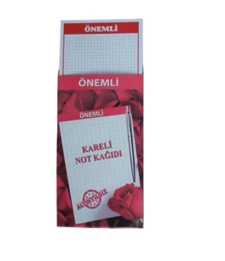 Altınyıldız Önemli Kartı 50 Yaprak Kareli MK-277 (12 Paket) ürün görseli 1