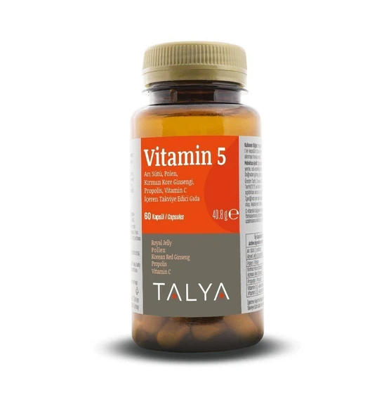 Talya Vitamin 5 60 Kapsül ürün görseli 1