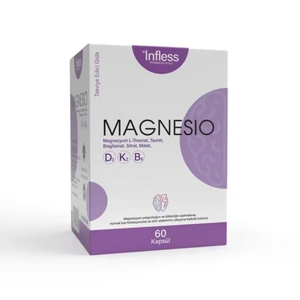 Infless Magnesio 60 Kapsül ürün görseli 1