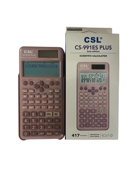 Csl Cs-991Es Plus-Pink Pembe Fonksiyonel Hesap Makinesi ürün görseli 1