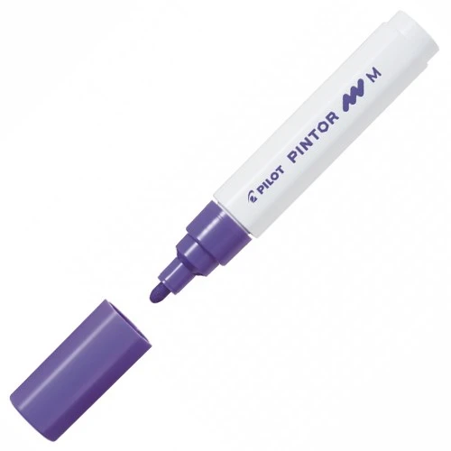 Pilot Pintor Keçeli Markör Dekor Boya Kalemi (M) Mor Sw-Pt-M-V (6 Lı Paket) ürün görseli 1