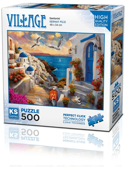 Ks Games Puzzle 500 Parça Santorini ürün görseli 1