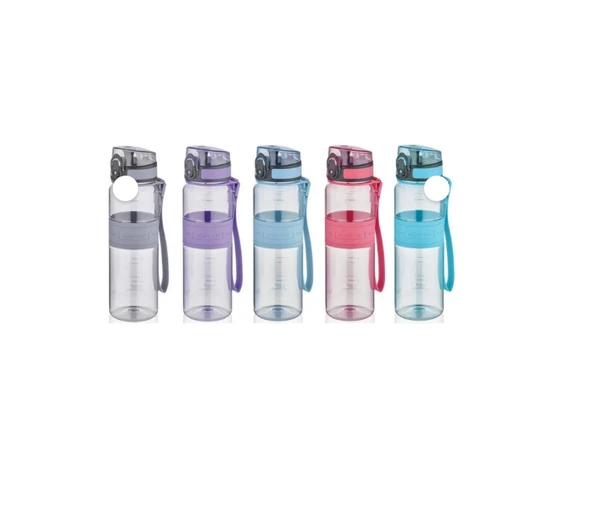 Vagonlife Matara (Suluk) Tritan Silikon Gövde 500 Ml 5025-2 (Karışık Renk 1 Adet) ürün görseli 1