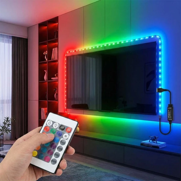 Panther Pt-355 Usb Rgb Şerit Led Işık 5m - Resim 2