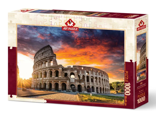 Art Puzzle 1000 Parça Puzzle Colosseumda Gün Batımı 5265 ürün görseli 1