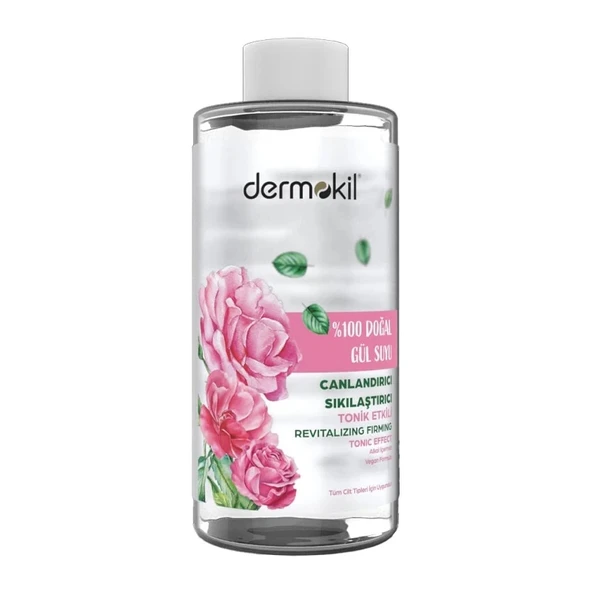 Dermokil %100 Doğal Gül Suyu Canlandırıcı ve Sıkılaştırıcı Tonik 200 ml ürün görseli 1