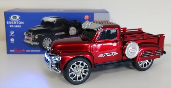 Everton Kırmızı Arabalı Bluetooth Nostaljik Radyo Fm/Usb Rt-1962 ürün görseli 1